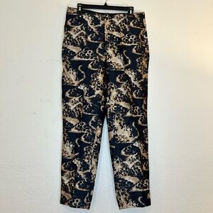 Scotch & Soda Black and Tan Patterned Women’s Dress Pants